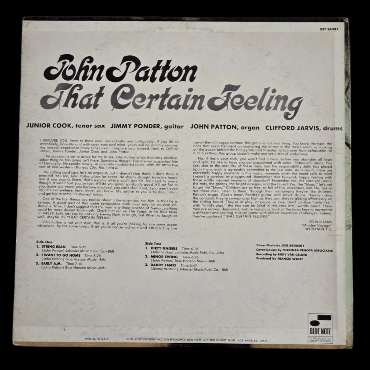 John Patton - That Certain Feeling - Blue Note