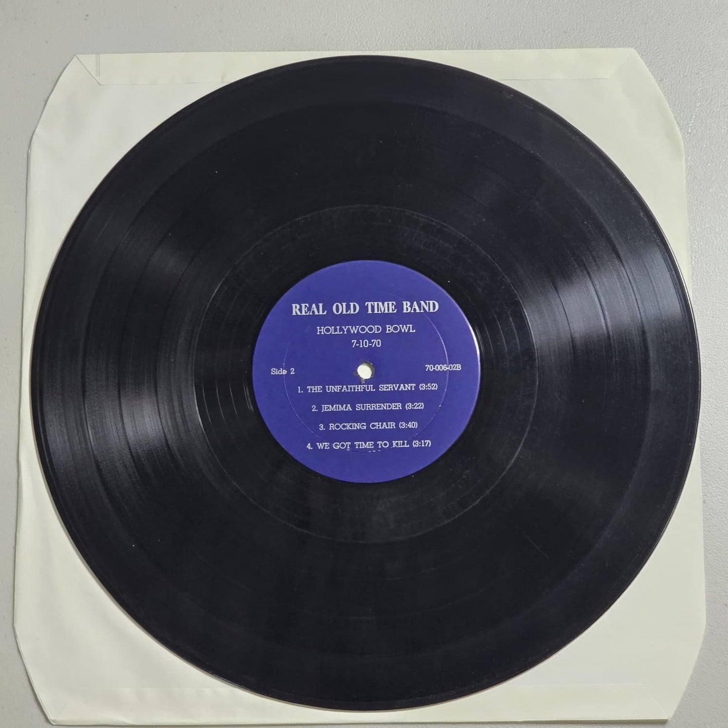 The Band – Real Old Time – Rubber Dubber 70-006 – 1970 US Bootleg – VG+ NM