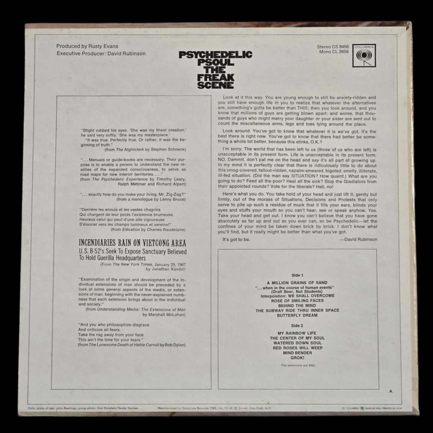 The Freak Scene - Psychedelic Psoul - Mono