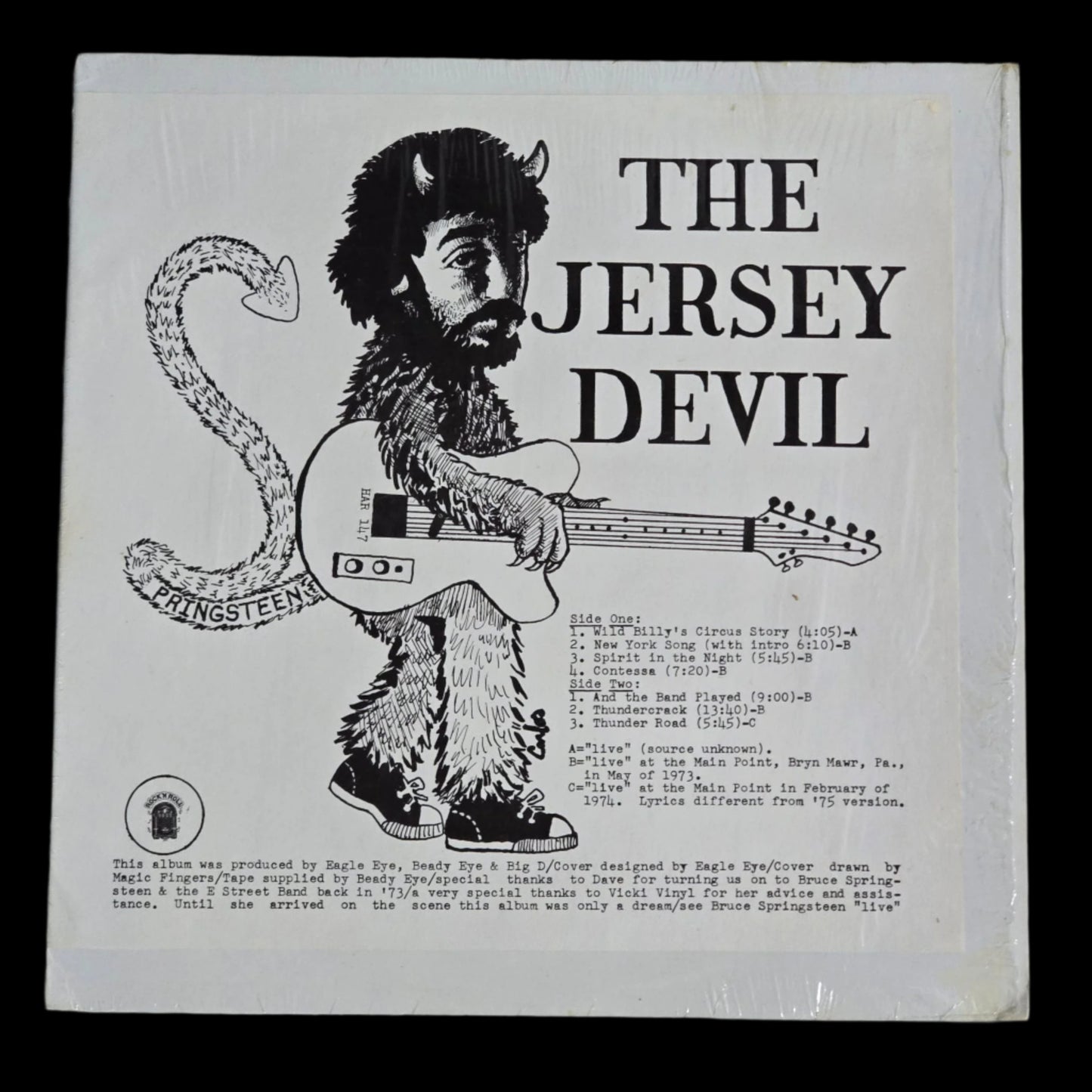 Bruce Springsteen - The Jersey Devil - Red Splatter