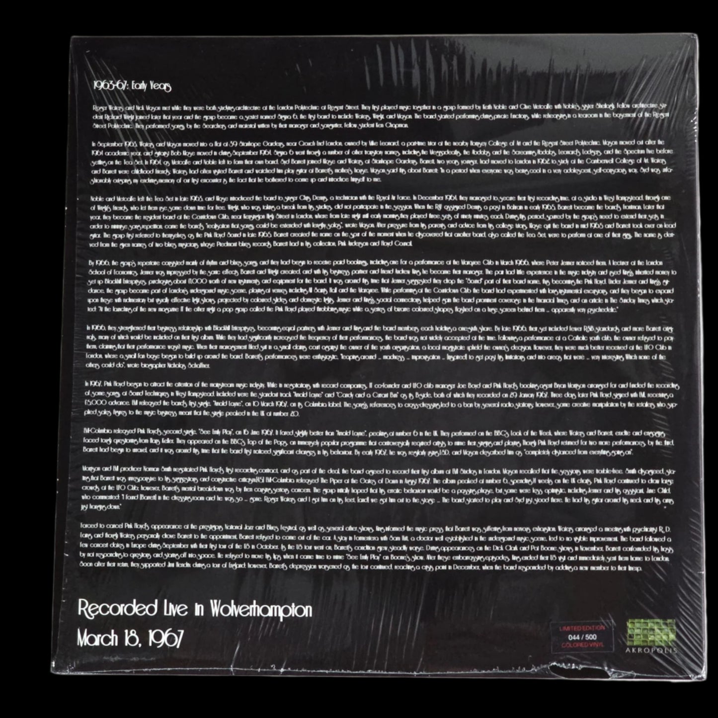 Pink Floyd - The Tea Set - Clear