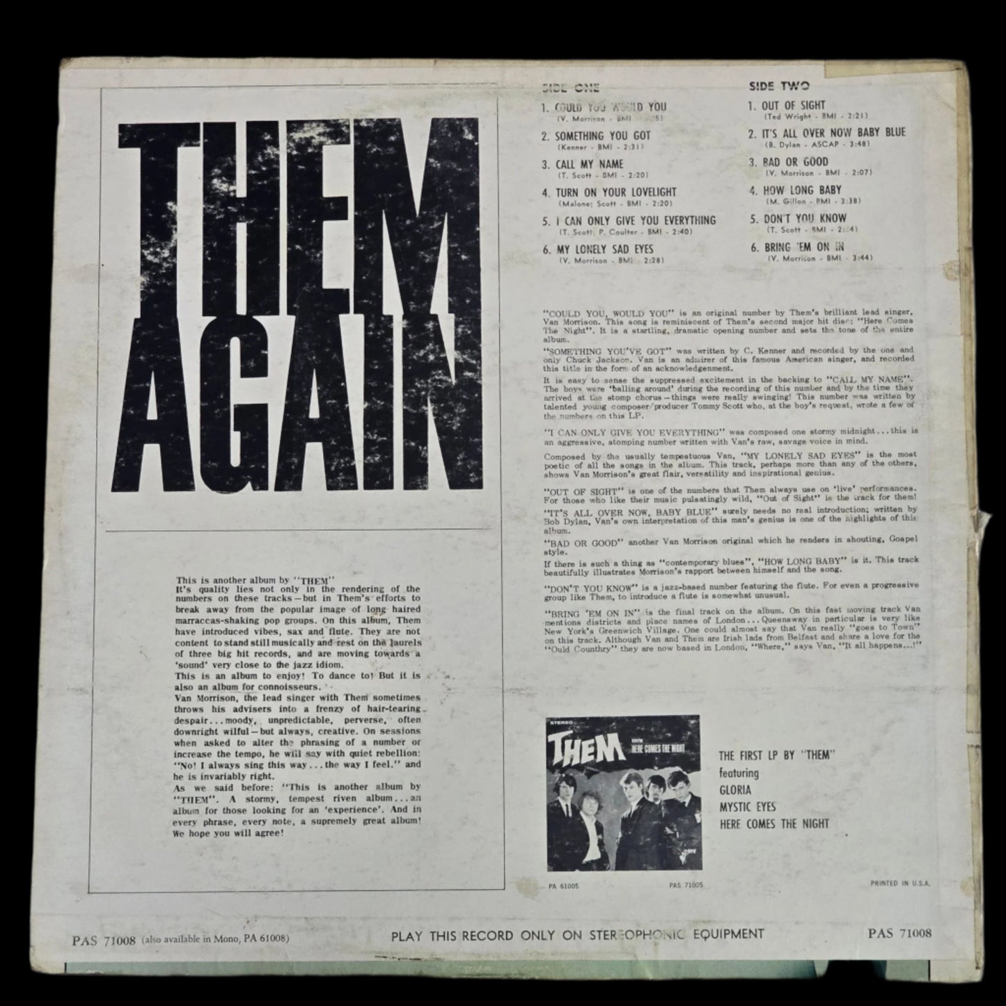 Them - Them Again - 1966