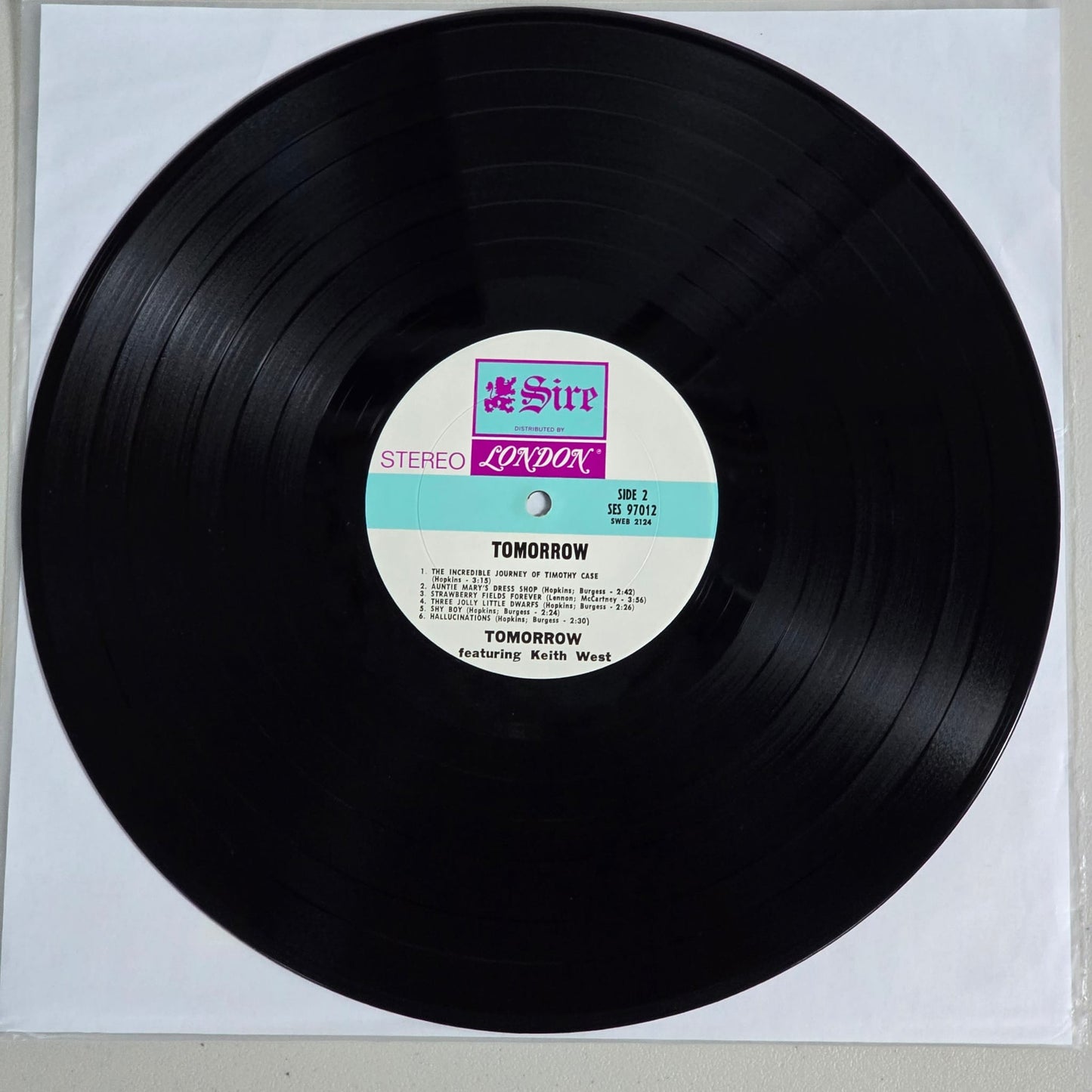 Tomorrow - Self Titled - 1968 US 1st Press Promo