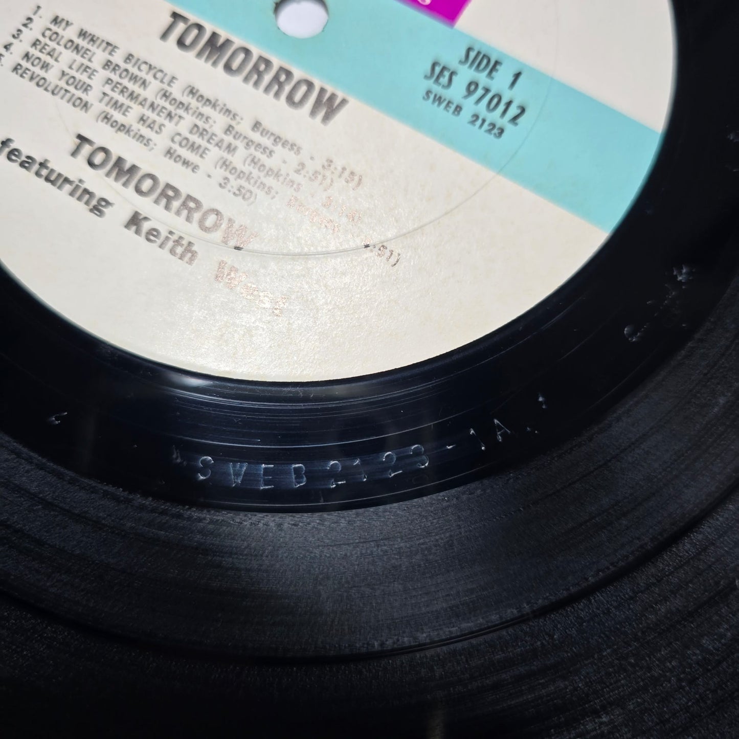 Tomorrow - Self Titled - 1968 US 1st Press Promo