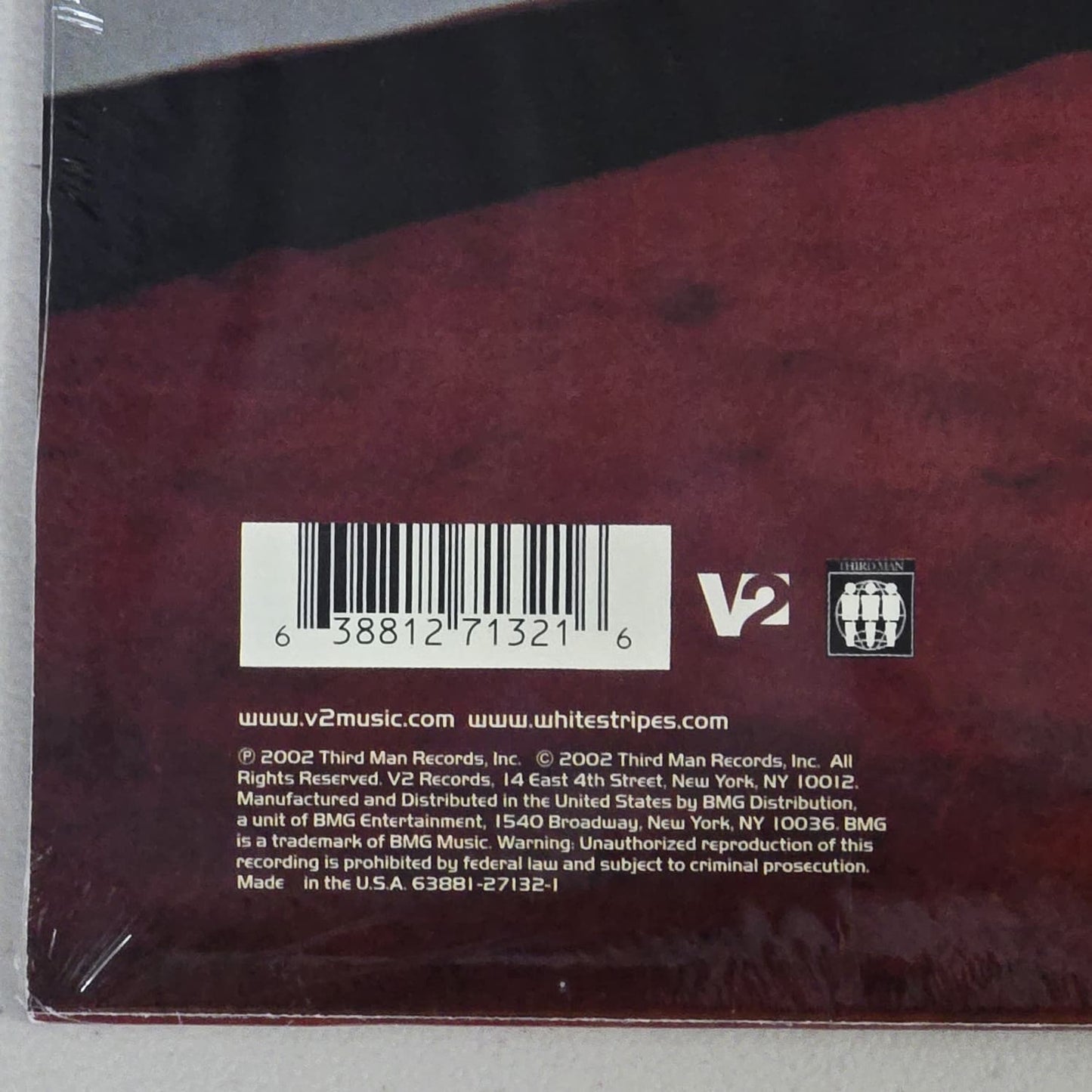 The White Stripes – De Stijl – 2002 US LP V2 Third Man – Sealed