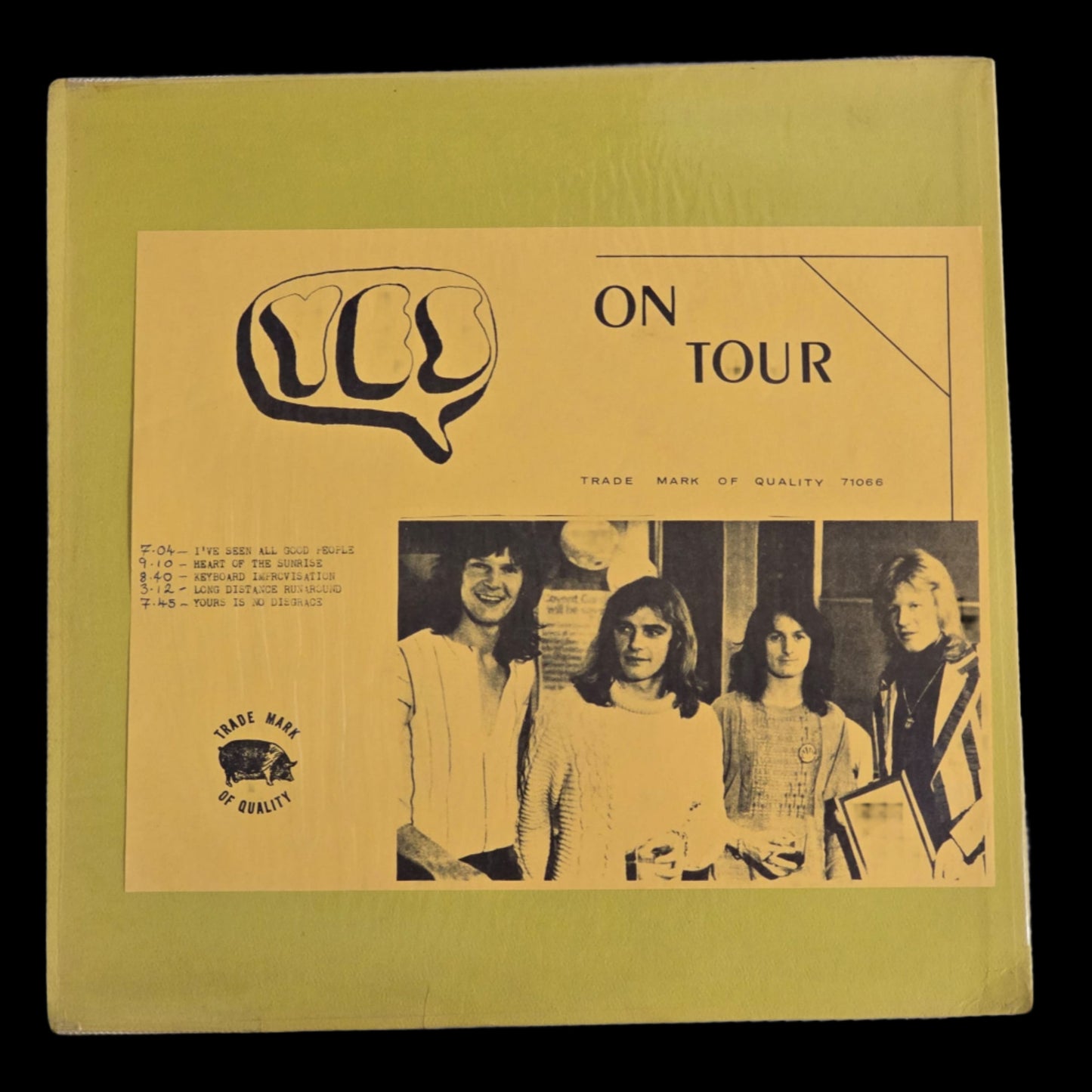 Yes - On Tour - TMOQ Yellow