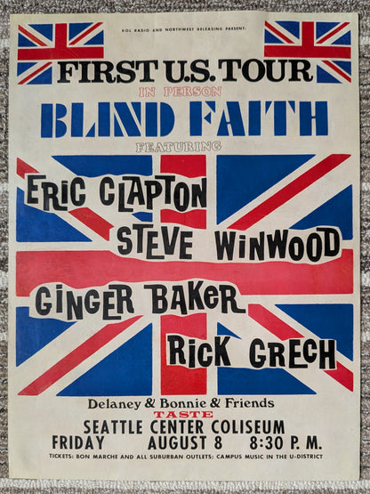Blind Faith – Seattle Center Coliseum (August 8, 1969)