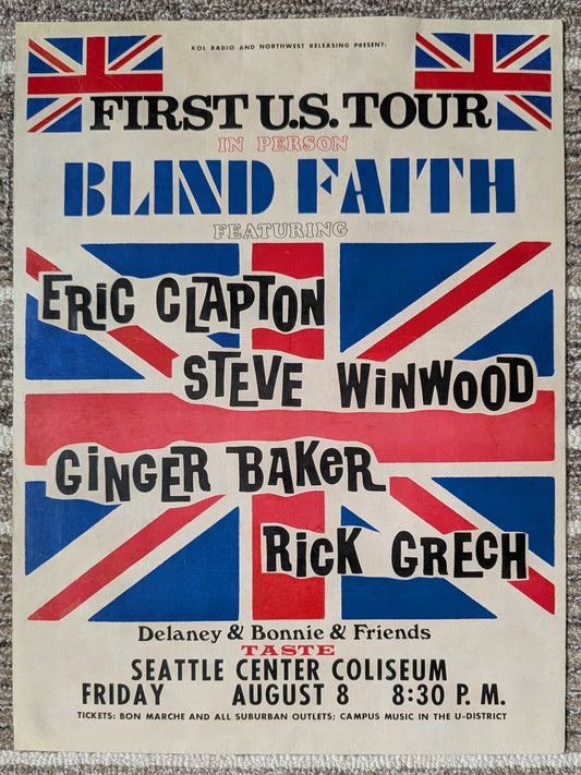 Blind Faith – Seattle Center Coliseum (August 8, 1969)