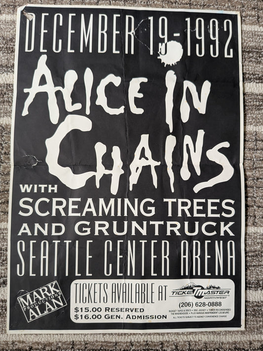 Alice In Chains – Seattle Center Arena, December 19, 1992