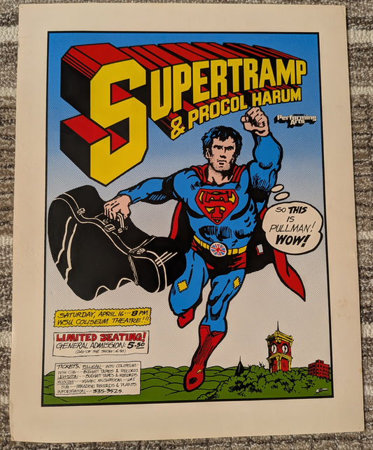 Supertramp & Procol Harum – WSU Coliseum Theatre, Pullman WA, April 16, 1977