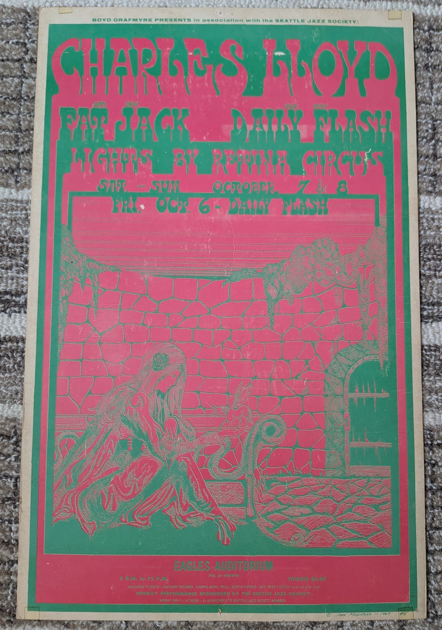 Charles Lloyd – Eagles Auditorium, Seattle WA, October 6–8, 1967
