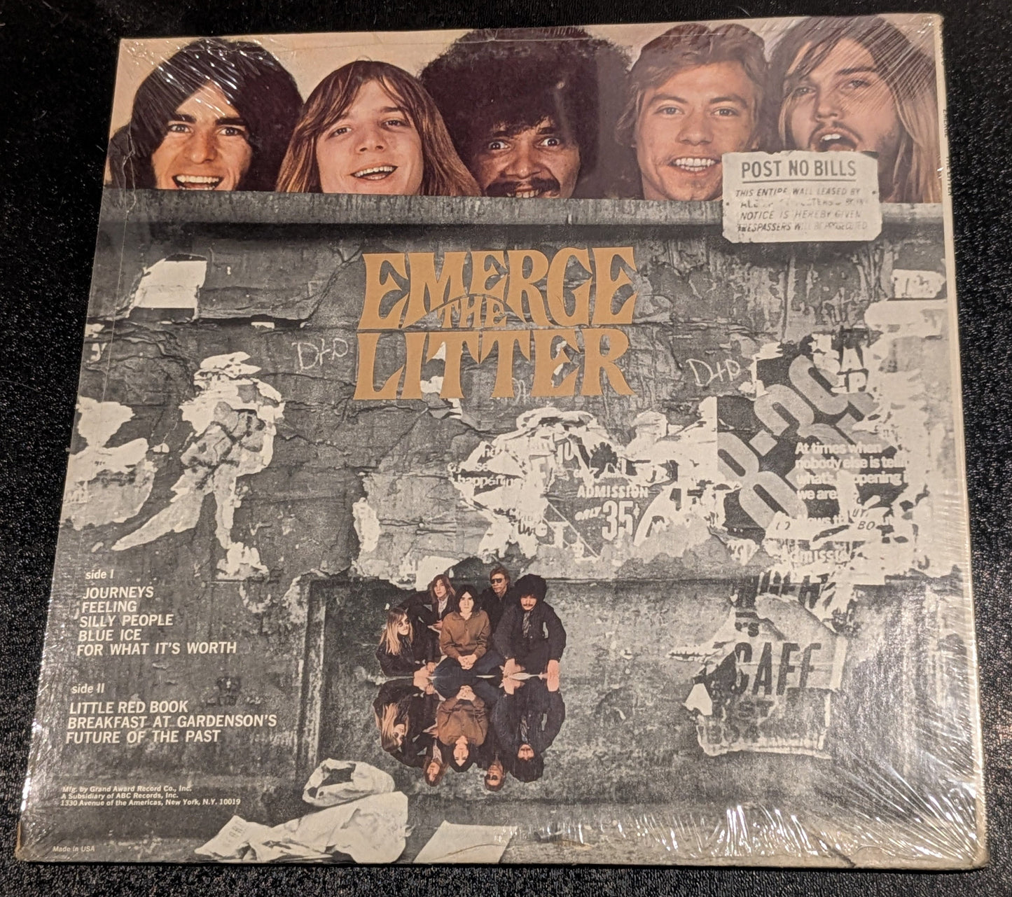 The Litter – Emerge (1969 US) Garage Psych Rock LP – Sealed Original Pressing
