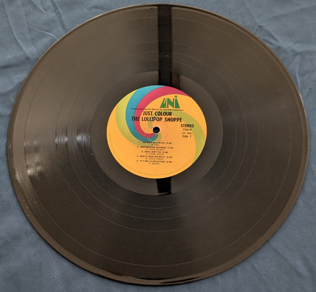 The Lollipop Shoppe – Just Colour – 1968 US Stereo LP Uni Records – VG+/VG+