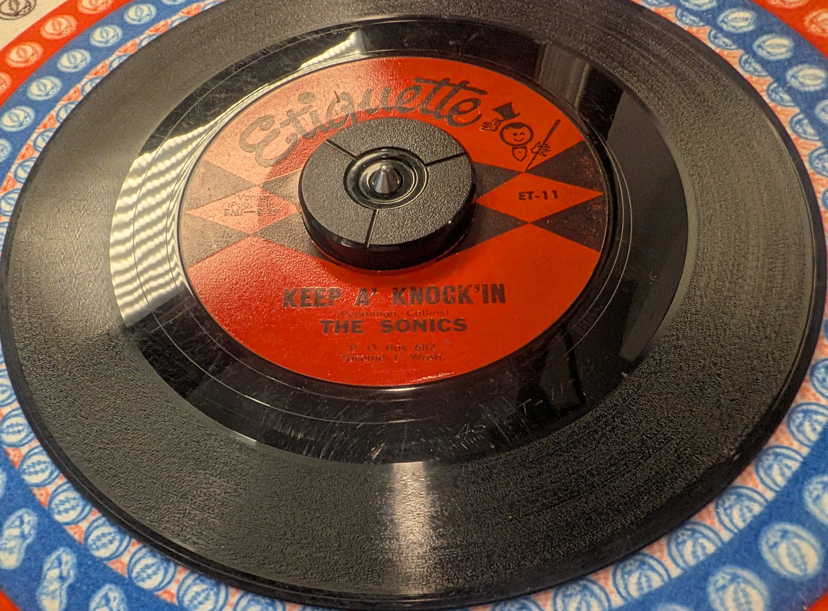 The Sonics – The Witch / Keep A' Knock'in – 1964 US 7" Etiquette – VG- HEAR
