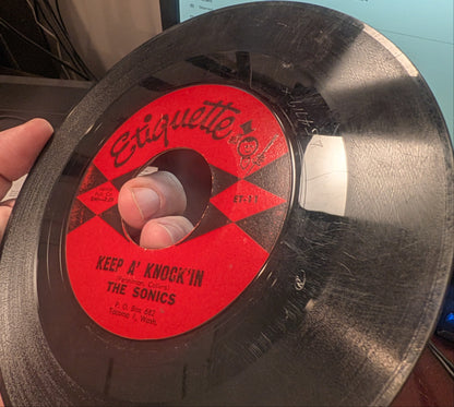 The Sonics – The Witch / Keep A' Knock'in – 1964 US 7" Etiquette – VG- HEAR