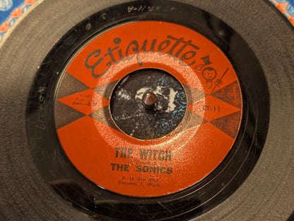 The Sonics – The Witch / Keep A' Knock'in – 1964 US 7" Etiquette – VG- HEAR