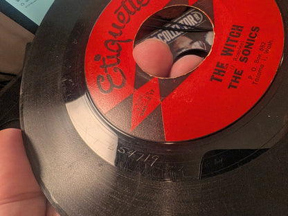 The Sonics – The Witch / Keep A' Knock'in – 1964 US 7" Etiquette – VG- HEAR