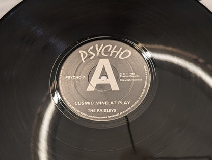The Paisleys Cosmic Mind At Play 1983 Psycho Records LP side A label