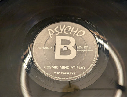 The Paisleys Cosmic Mind At Play 1983 Psycho Records LP side B label