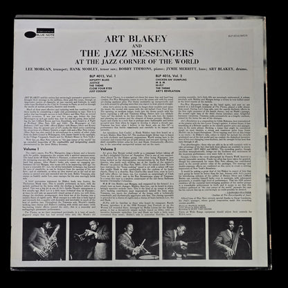 Art Blakey Jazz Corner Of The World Vol 2 Blue Note LP, back cover