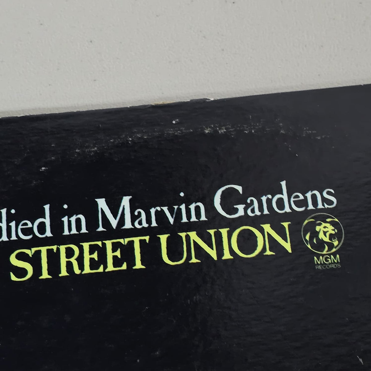 Beacon Street Union The Clown Died In Marvin Gardens 1968 MGM LP, cover top edge