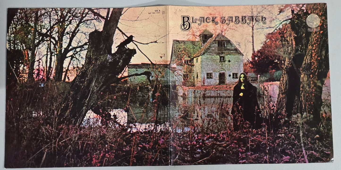 Black Sabbath – Black Sabbath (1970 Germany) Vertigo Swirl LP – Gatefold