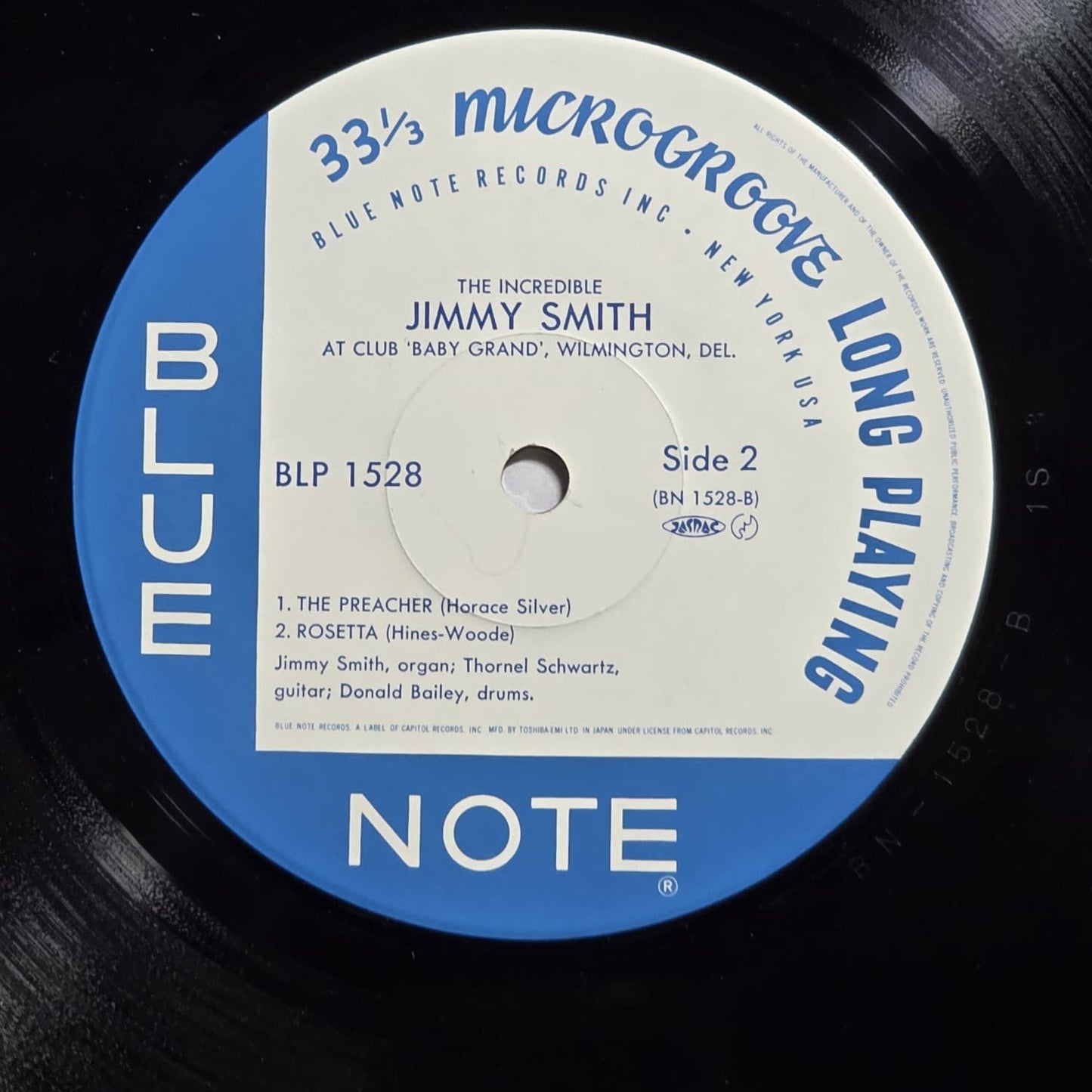 Jimmy Smith – At Club Baby Grand Vol. 1 – 1983 Japan LP Blue Note – NM/NM
