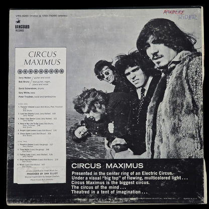 Circus Maximus - Self-Titled - 1967 WLP 1st Press
