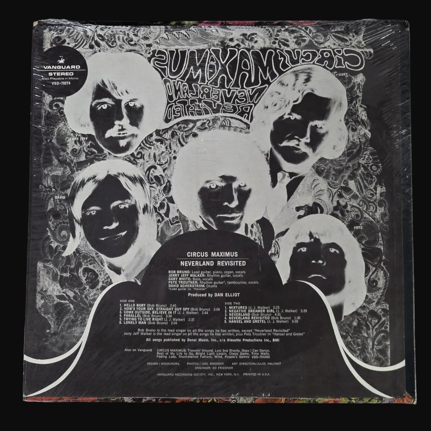 Circus Maximus – Neverland Revisited – 1968 US Original LP Vanguard – NM