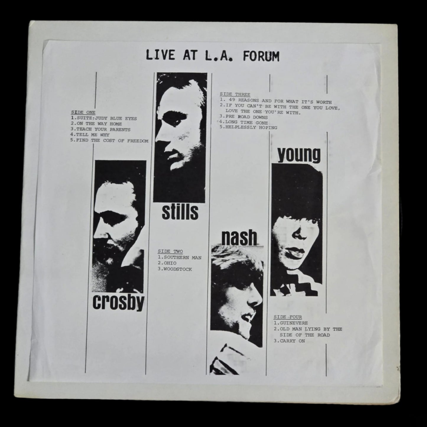 Crosby, Stills, Nash & Young - Live at L.A. Forum - 2LP