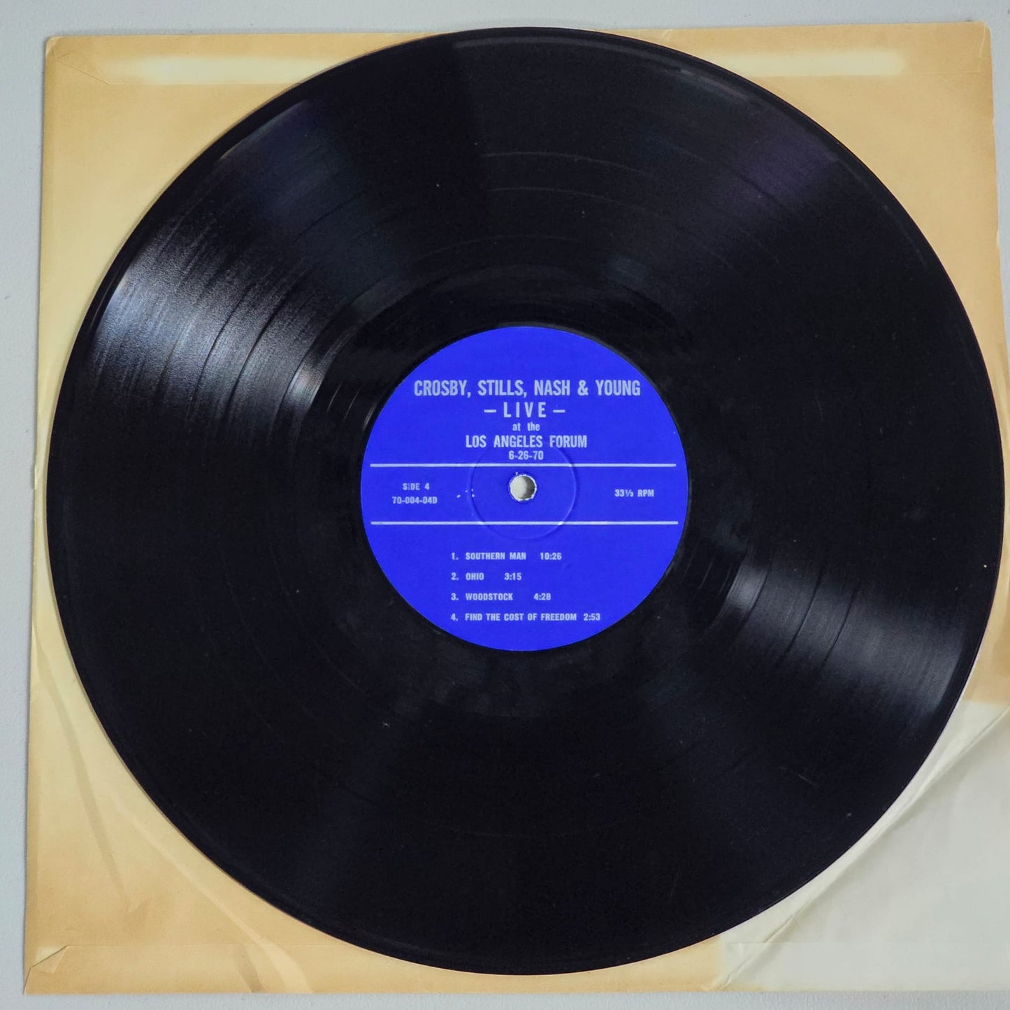 Crosby, Stills, Nash & Young - Live at the LA Forum - Rubber Dubber