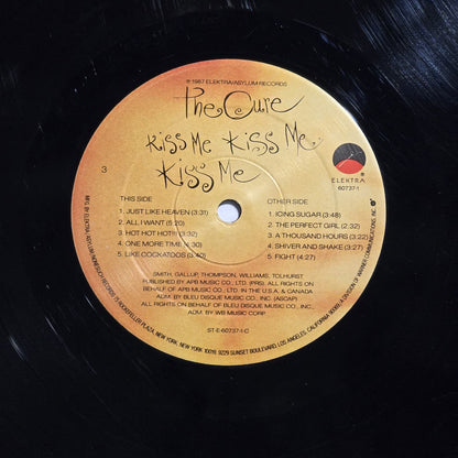 The Cure – Kiss Me Kiss Me Kiss Me – 1987 US 2xLP Elektra – VG+/VG