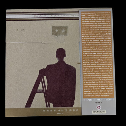 David J Tracks From The Attic 3LP brown kraft vinyl, back cover