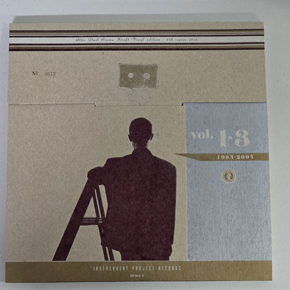 David J Tracks From The Attic 3LP brown kraft vinyl, box back