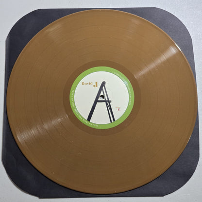 David J Tracks From The Attic 3LP brown kraft vinyl, LP label