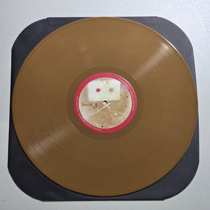 David J Tracks From The Attic 3LP brown kraft vinyl, LP label