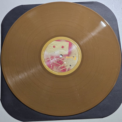 David J Tracks From The Attic 3LP brown kraft vinyl, LP label
