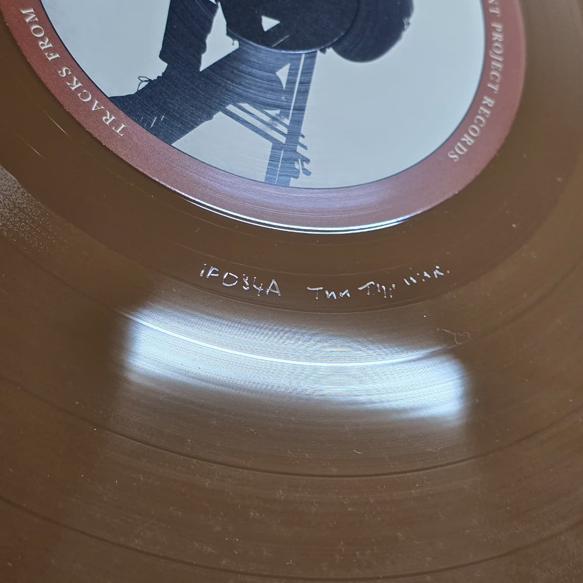 David J Tracks From The Attic 3LP brown kraft vinyl, run-out