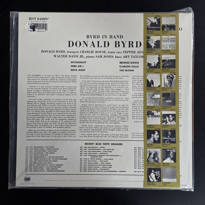 Donald Byrd – Byrd In Hand – 1985 France LP Blue Note – Sealed