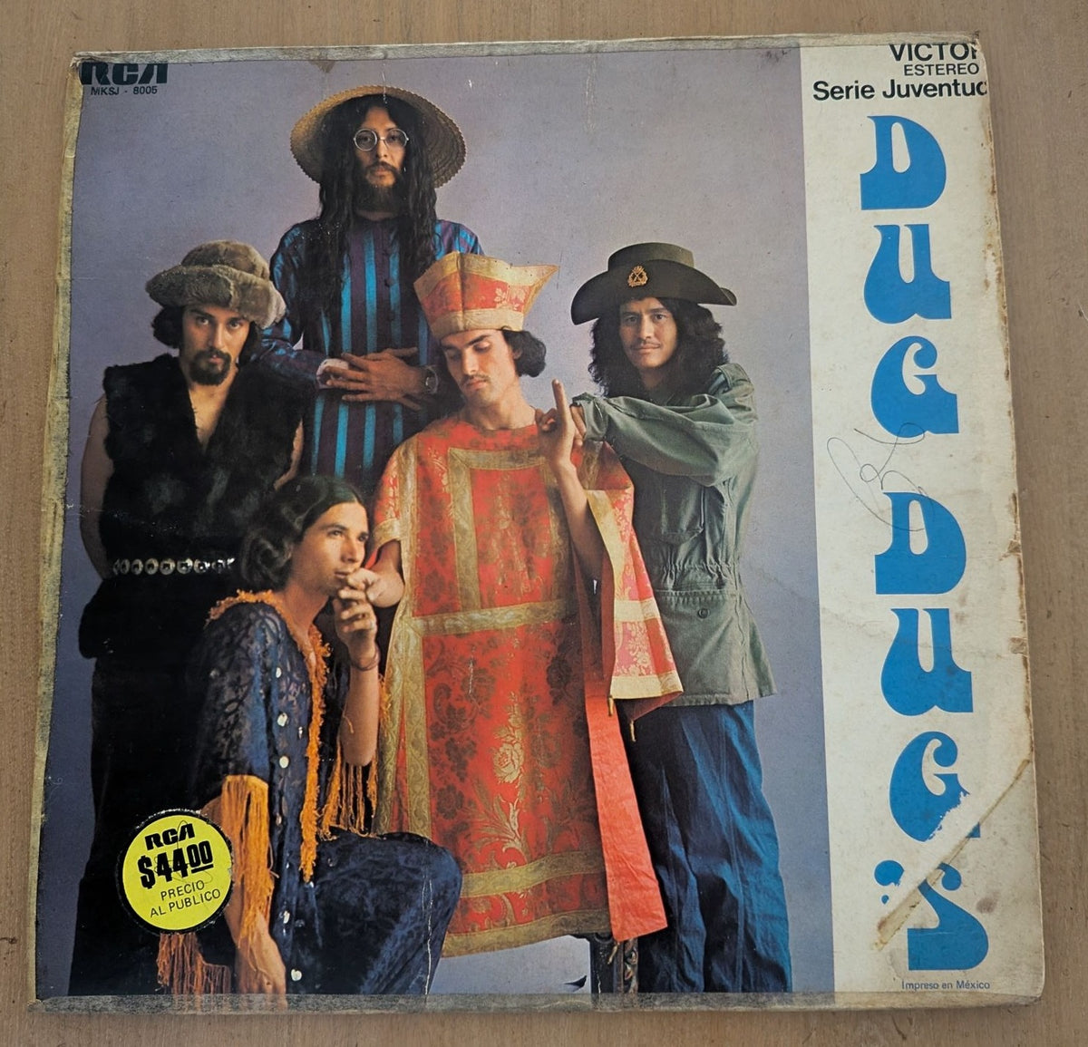 Dug Dug's 1971 Mexico RCA Victor LP, front cover