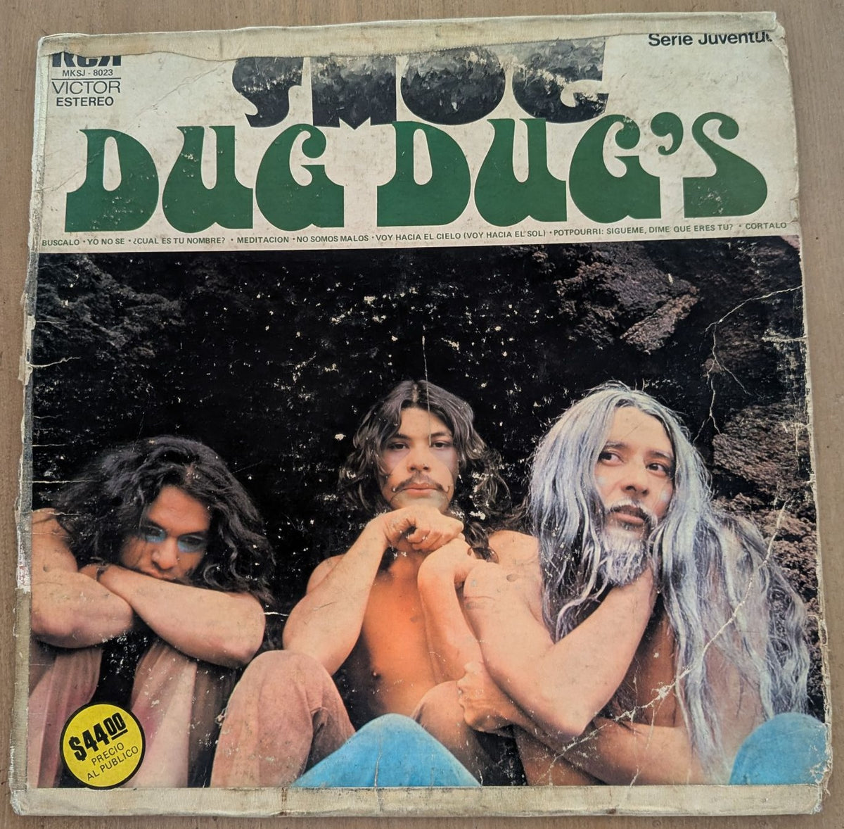 Dug Dug's Smog Mexico LP original 1973 cover, front cover