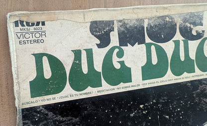 Dug Dug's Smog Mexico LP original 1973 cover, front cover top corner
