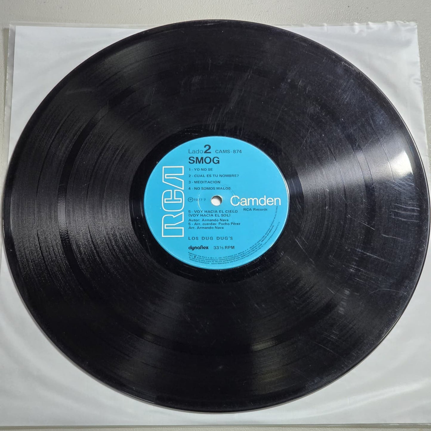 Dug Dug’s – Smog (1977 Mexico) RCA Camden LP – Mexican Psych Rock