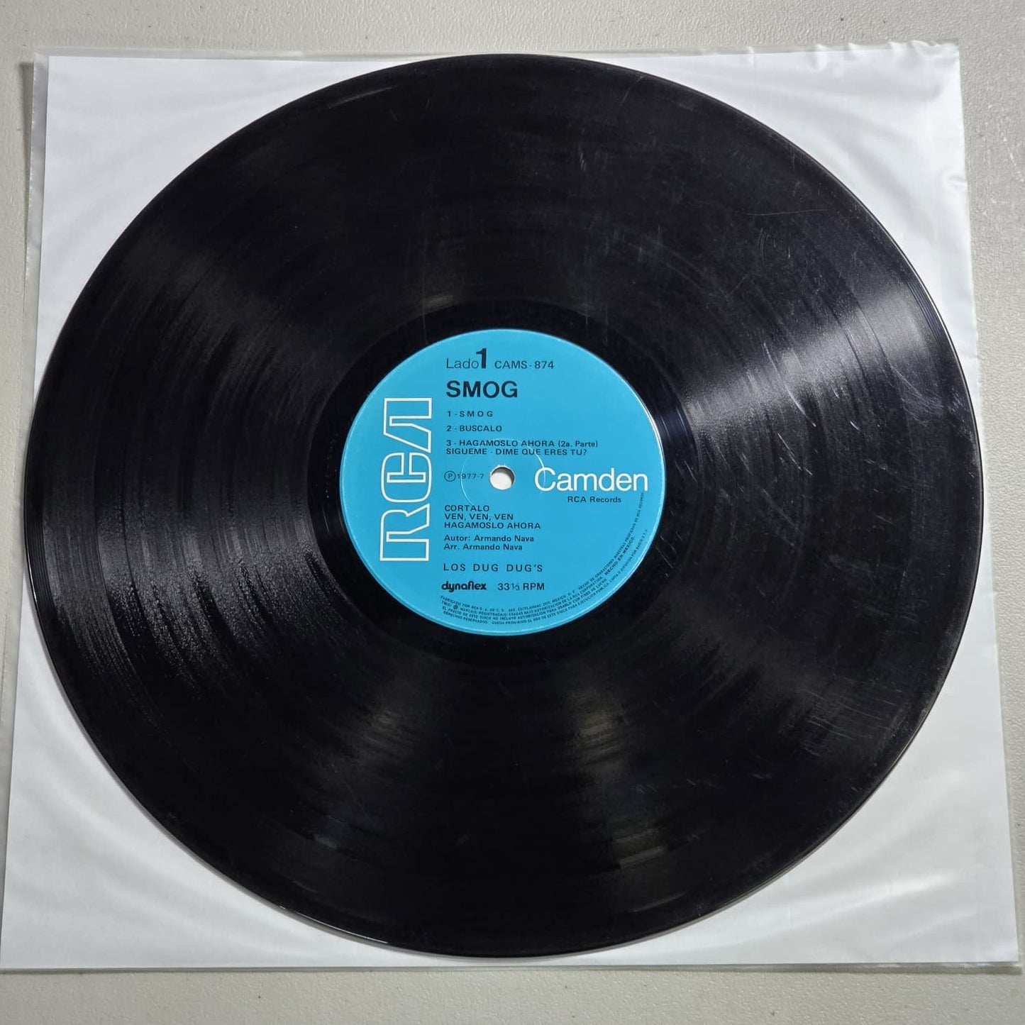 Dug Dug’s – Smog (1977 Mexico) RCA Camden LP – Mexican Psych Rock