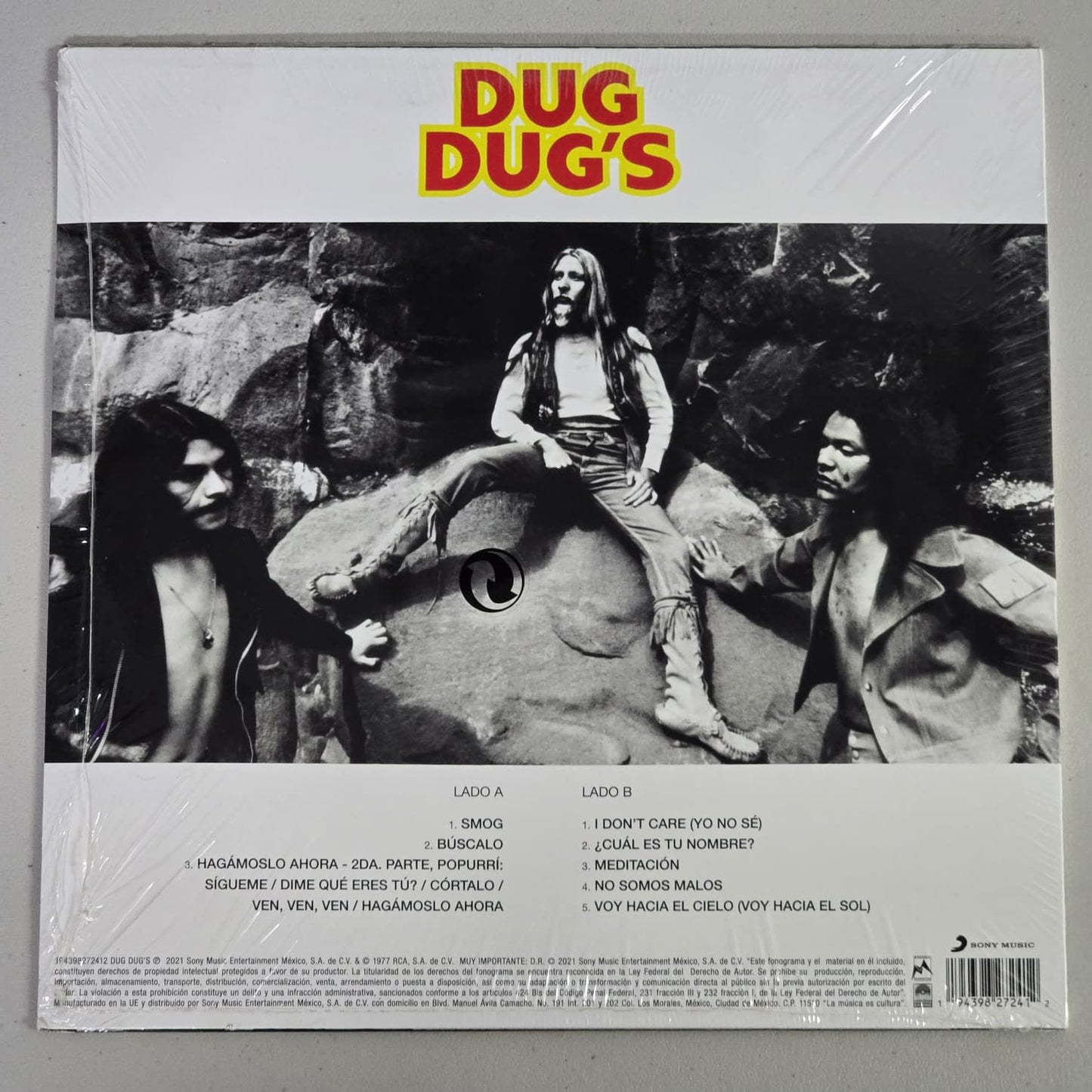 Dug Dug’s – Smog (2022 Mexico) Mexican Psych Rock LP – Gray Translucent Vinyl – Sony