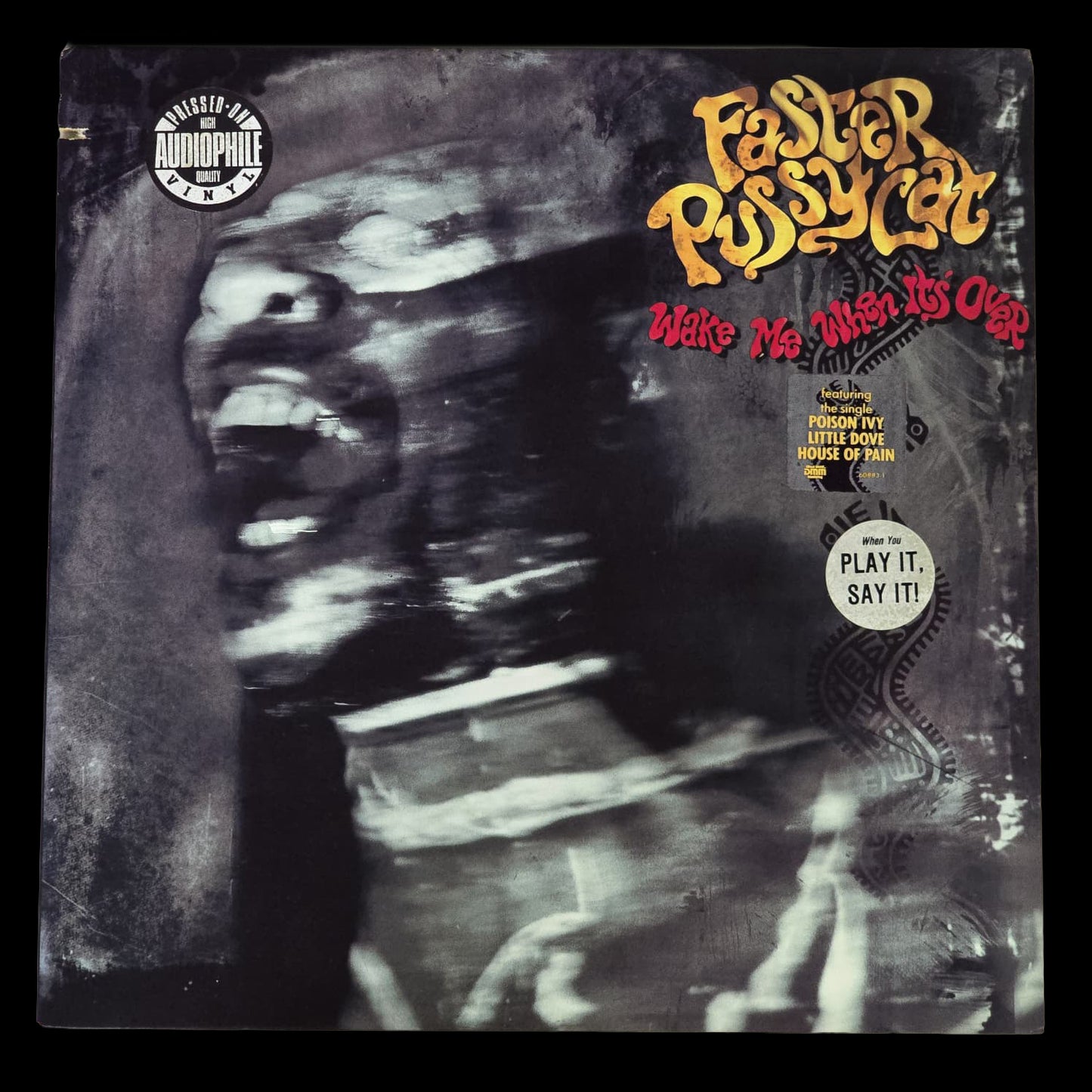 Faster Pussycat – Wake Me When It's Over – 1989 US Promo LP Elektra – VG+/NM
