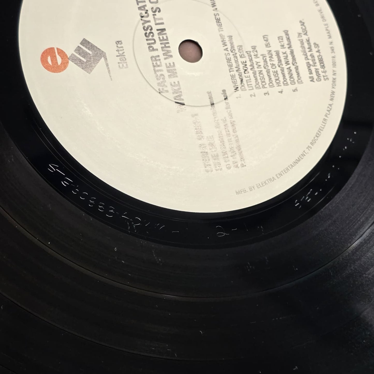 Faster Pussycat – Wake Me When It's Over – 1989 US Promo LP Elektra – VG+/NM