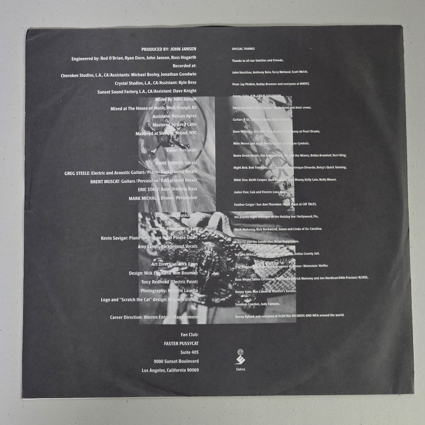 Faster Pussycat – Wake Me When It's Over – 1989 US Promo LP Elektra – VG+/NM