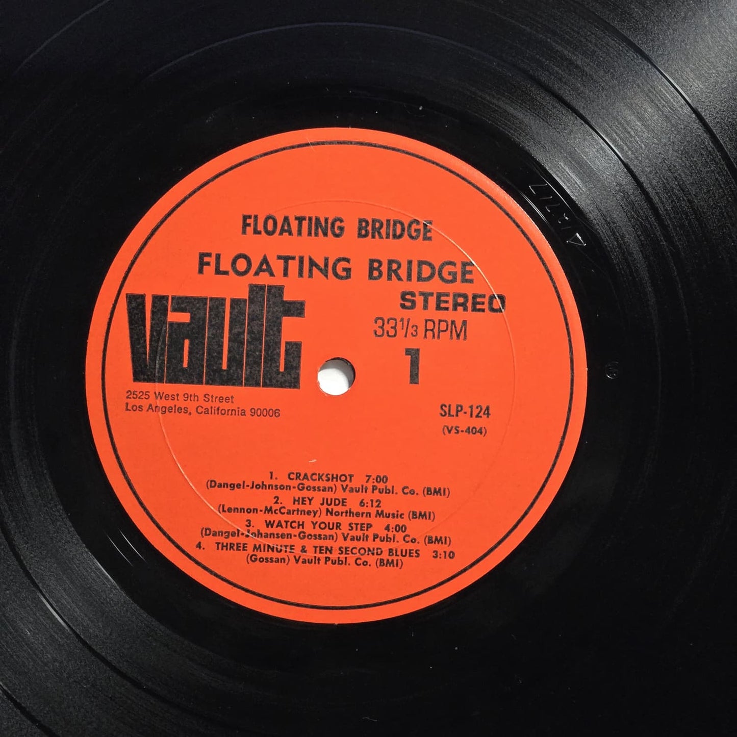 Floating Bridge – Floating Bridge – 1969 US LP Vault – VG+/VG+