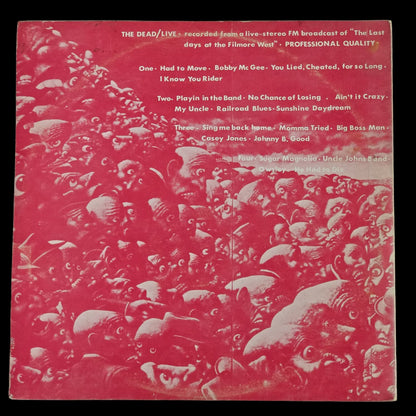 Grateful Dead – Live (Dittolino Discs G-D-R, 1971) – 2LP Gatefold – VG+/VG+